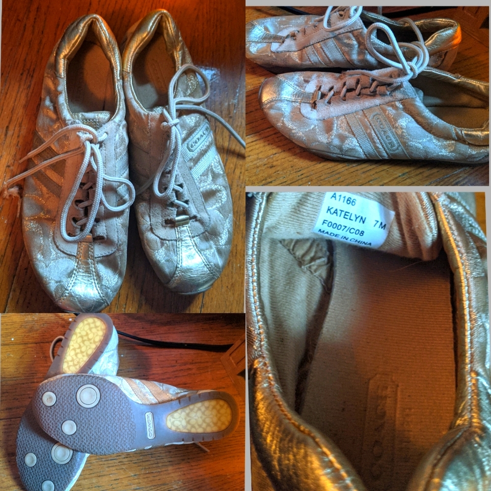 Coach Gold sneakers